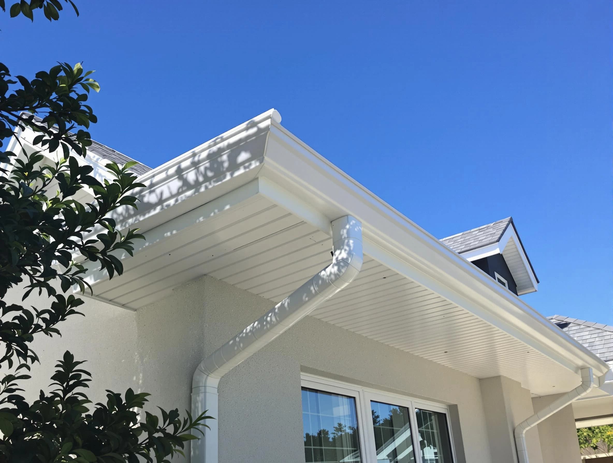 Custom-fit rain gutter system by Maple Heights Roofing Company in Maple Heights, OH